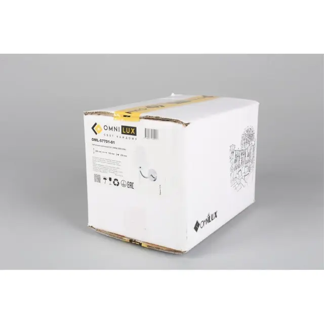 Бра Omnilux OML-57701-01 BREGUZZO — хром, ракурс 7