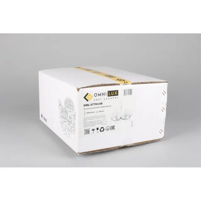 Люстра Omnilux OML-57703-06 BREGUZZO — хром, ракурс 13