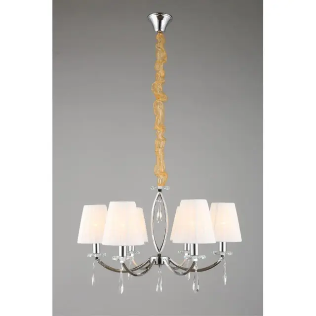 Люстра Omnilux OML-57703-06 BREGUZZO — хром, ракурс 4