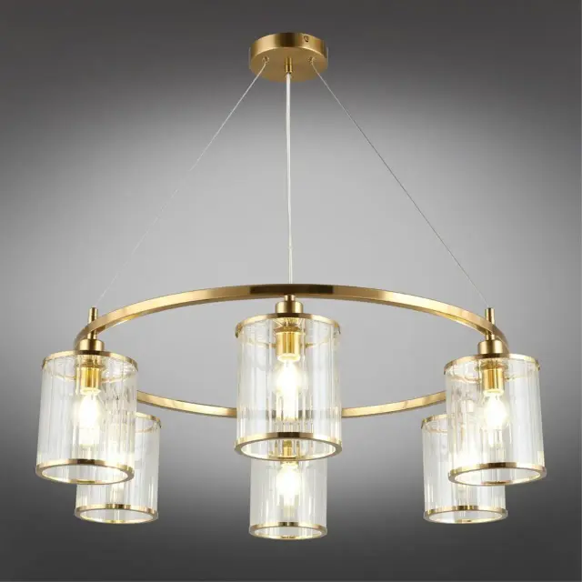 Светильник Omnilux OML-59803-06 LANLOUP — бронза, ракурс 2