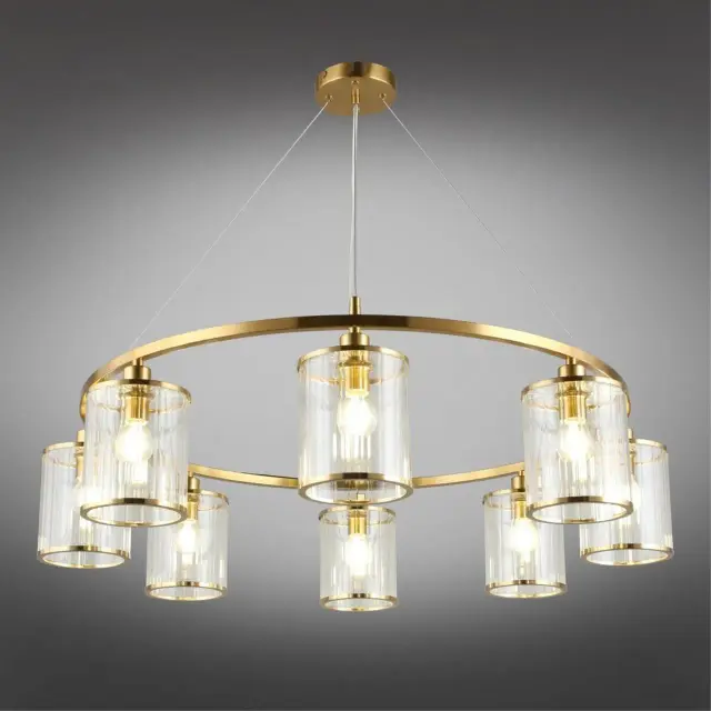 Светильник Omnilux OML-59803-08 LANLOUP — бронза, ракурс 2