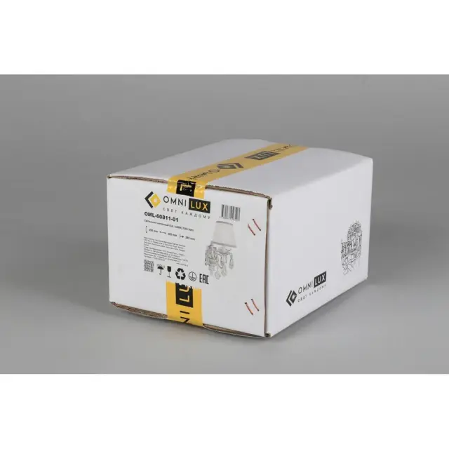Бра Omnilux OML-60811-01 CREMONA — белое золото, ракурс 6