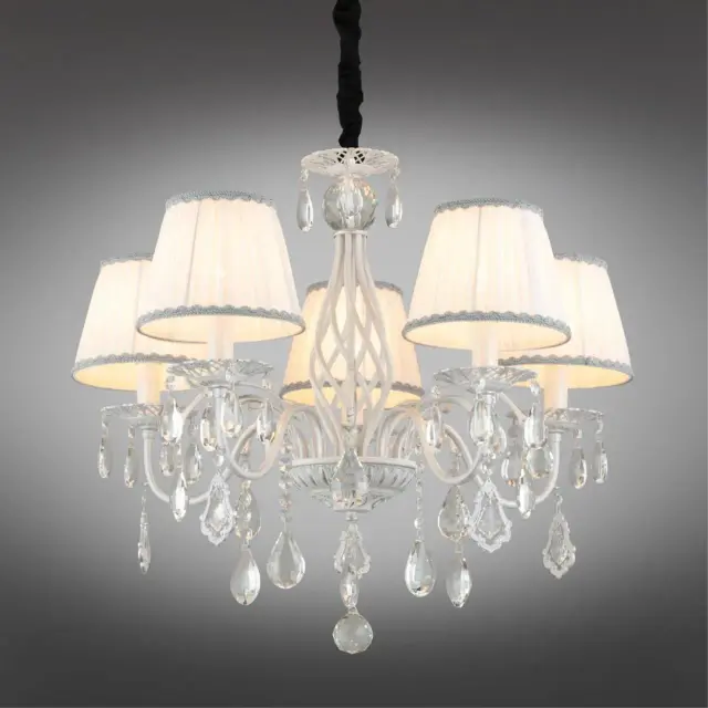 Люстра Omnilux OML-60813-05 CREMONA — белое золото, ракурс 2