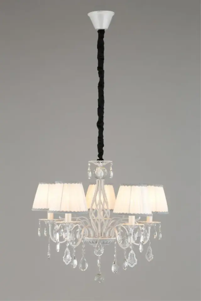 Люстра Omnilux OML-60813-05 CREMONA — белое золото, ракурс 4