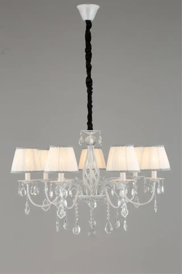 Люстра Omnilux OML-60813-07 CREMONA — белое золото, ракурс 3