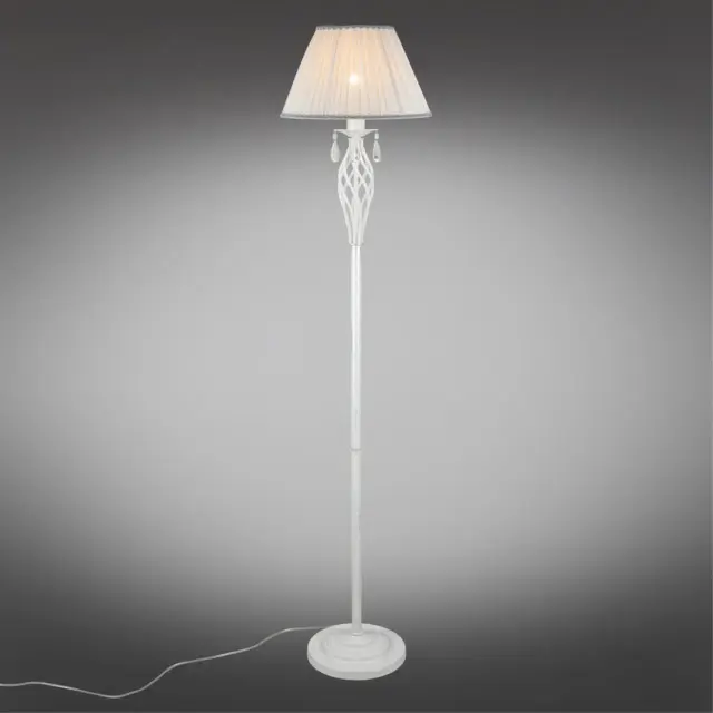 Торшер Omnilux OML-60815-01 CREMONA — белое золото, ракурс 2