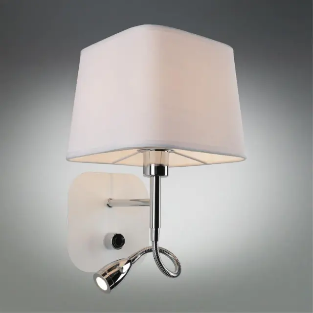 Бра Omnilux OML-62601-02 MONTELUCO — белый, ракурс 3