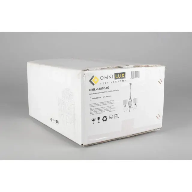 Люстра Omnilux OML-63803-03 MELLITTO — хром, ракурс 8