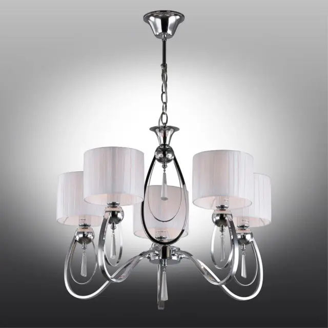 Люстра Omnilux OML-63803-05 MELLITTO — хром, ракурс 2