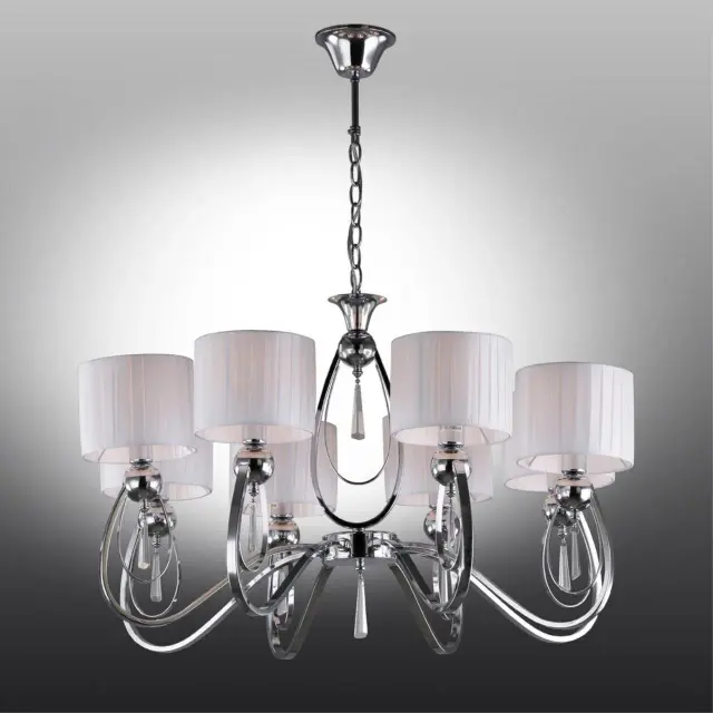 Люстра Omnilux OML-63803-08 MELLITTO — хром, ракурс 2