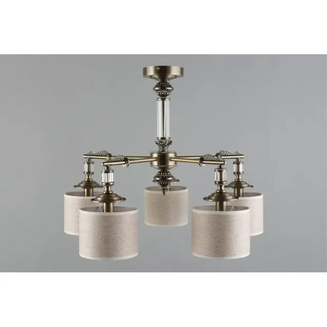 Люстра Omnilux OML-64307-05 ROVIGO — бронза, ракурс 7