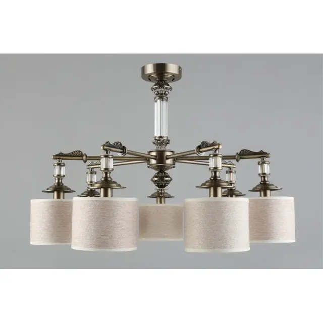 Люстра Omnilux OML-64307-07 ROVIGO — бронза, ракурс 6
