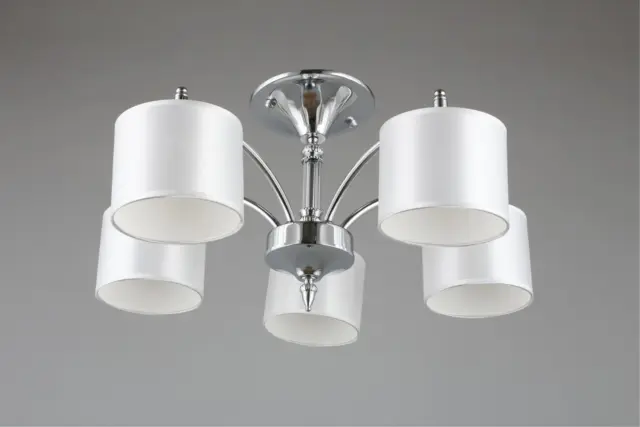 Люстра Omnilux OML-64707-05 ALGHERO — хром, ракурс 3