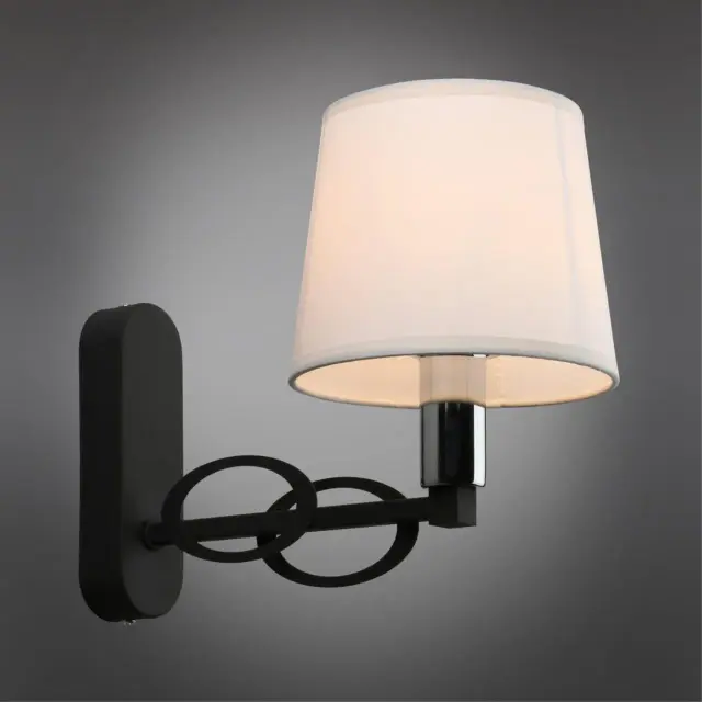 Бра Omnilux OML-64901-01 REGGELLO — черный, ракурс 2