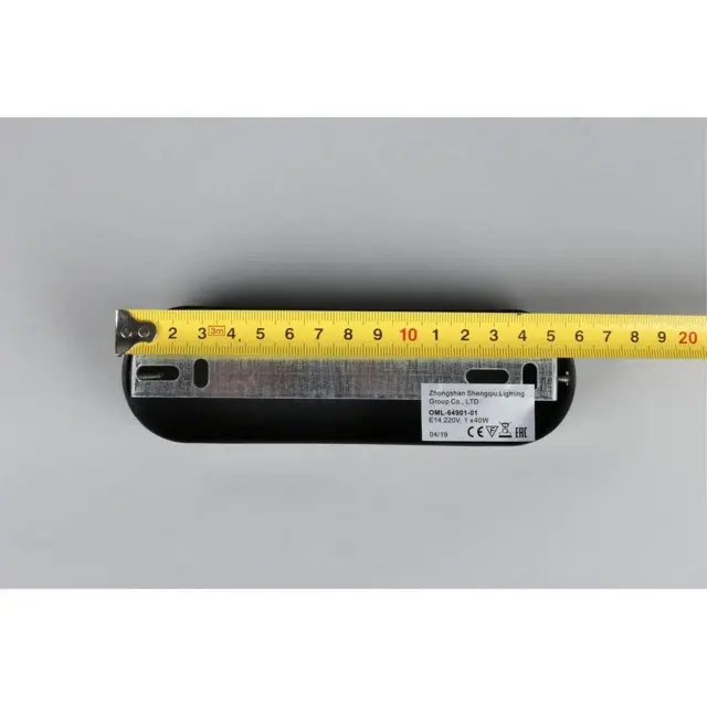 Бра Omnilux OML-64901-01 REGGELLO — черный, ракурс 5