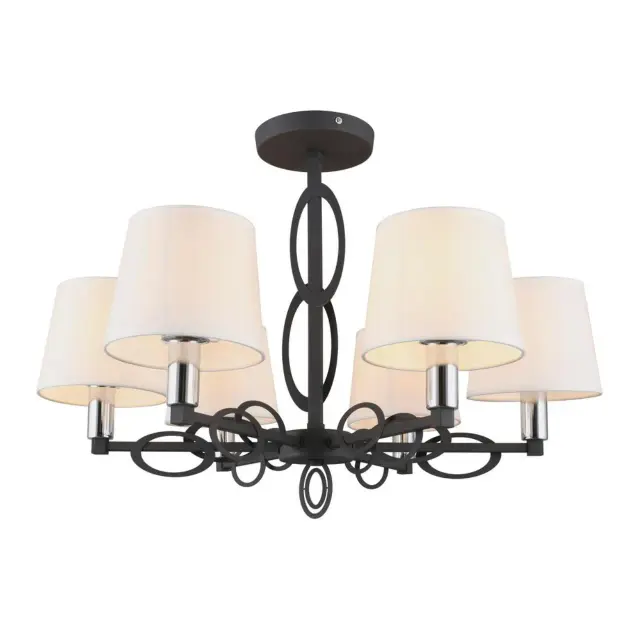 Люстра Omnilux OML-64907-06 REGGELLO — черный