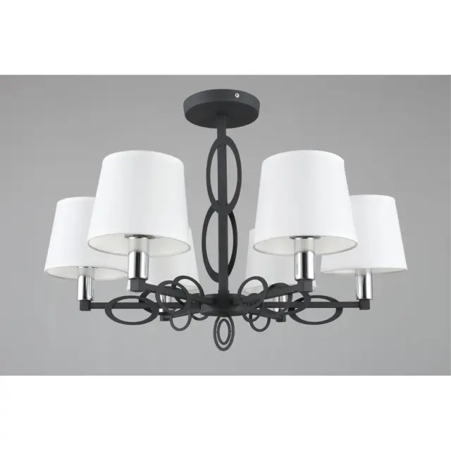 Люстра Omnilux OML-64907-06 REGGELLO — черный, ракурс 4