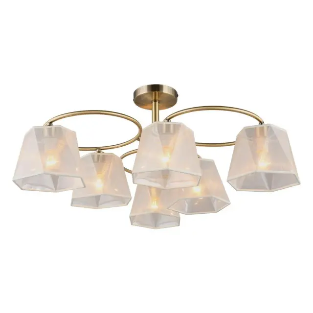 Люстра Omnilux OML-65017-06 RAPALLO — бронза