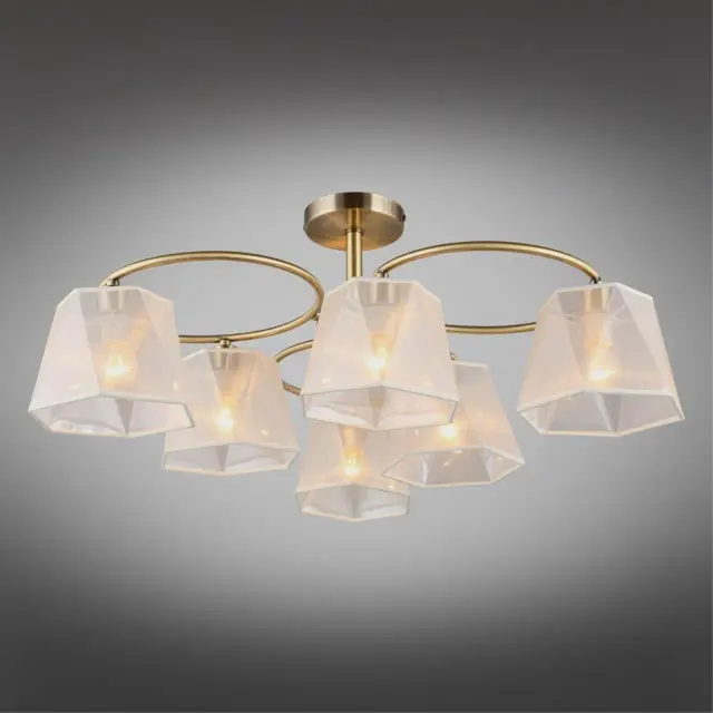 Люстра Omnilux OML-65017-06 RAPALLO — бронза, ракурс 3