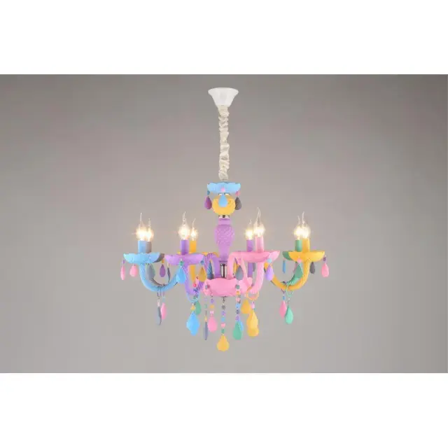 Люстра Omnilux OML-65803-08 CAVAGLIA — цветной, ракурс 3