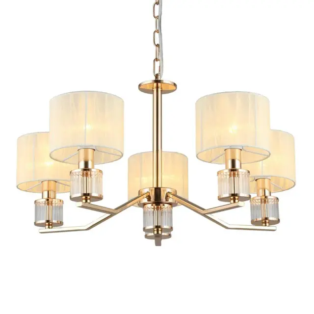 Люстра Omnilux OML-66413-05 GRANDATE — золотой