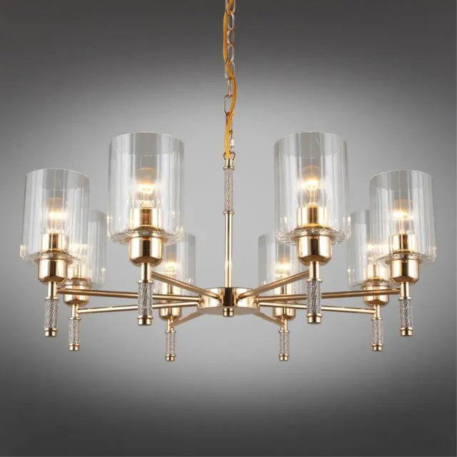 Люстра Omnilux OML-66513-08 DRONERO — золотой, ракурс 2