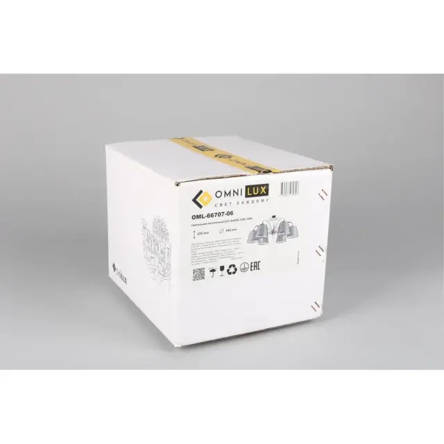 Люстра Omnilux OML-66707-06 RECCO — хром, ракурс 11