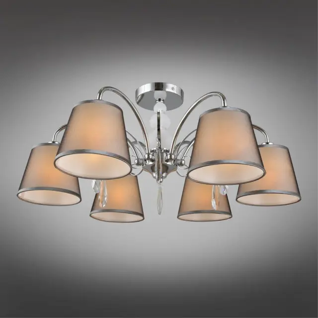 Люстра Omnilux OML-66707-06 RECCO — хром, ракурс 2