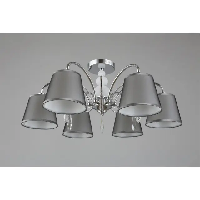 Люстра Omnilux OML-66707-06 RECCO — хром, ракурс 4