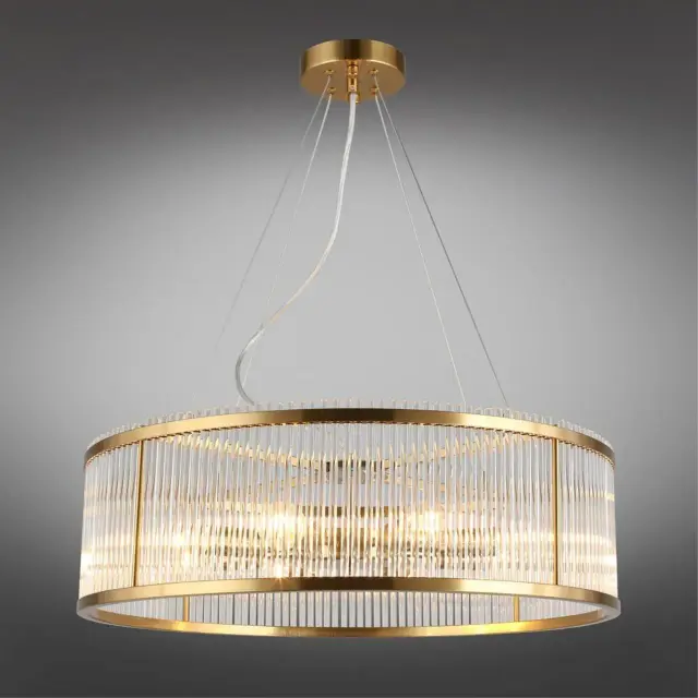 Люстра Omnilux OML-67203-08 PORTOFINO — бронза, ракурс 2