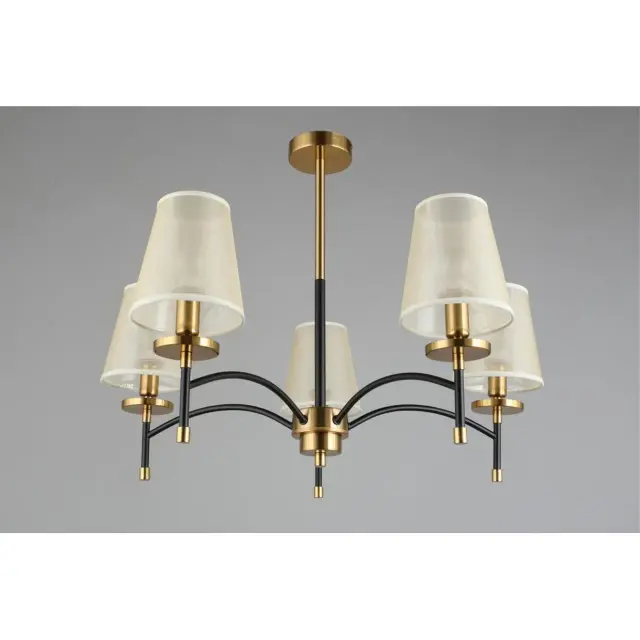 Люстра Omnilux OML-67307-05 ABRIOLA — золотой, ракурс 3