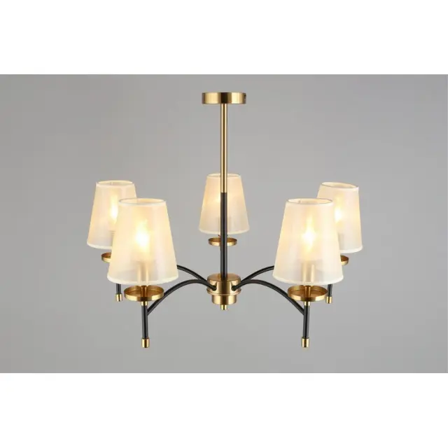 Люстра Omnilux OML-67307-05 ABRIOLA — золотой, ракурс 5