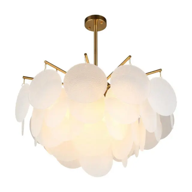 Люстра Omnilux OML-67407-06 LERICI — золотой