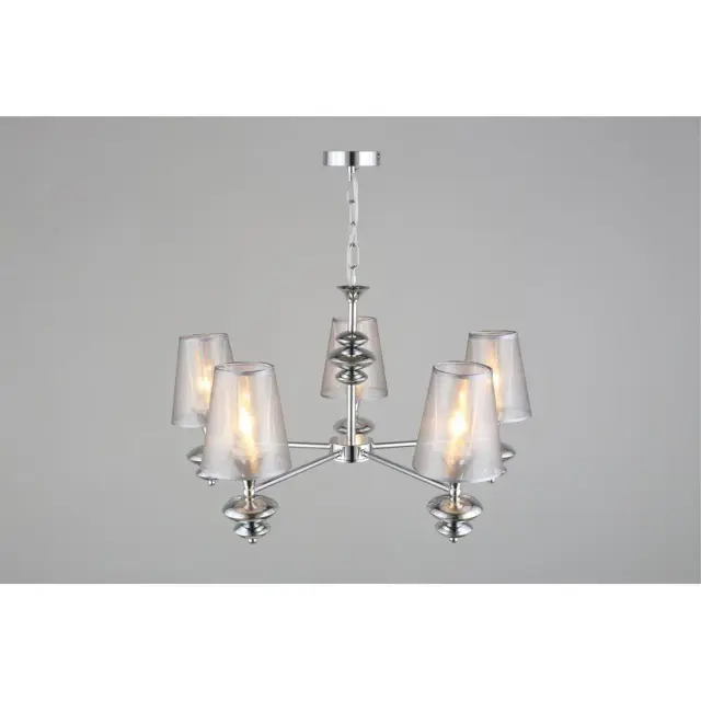Люстра Omnilux OML-67503-05 LIGURE — хром, ракурс 5