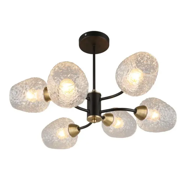 Люстра Omnilux OML-67807-06 PAVAROLO — черный
