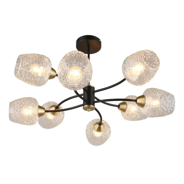 Люстра Omnilux OML-67807-08 PAVAROLO — черный