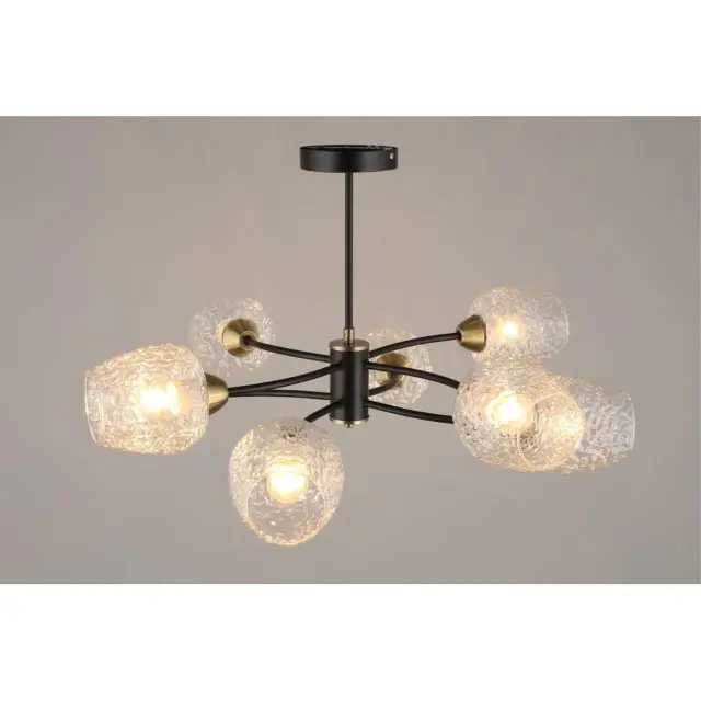 Люстра Omnilux OML-67807-08 PAVAROLO — черный, ракурс 4