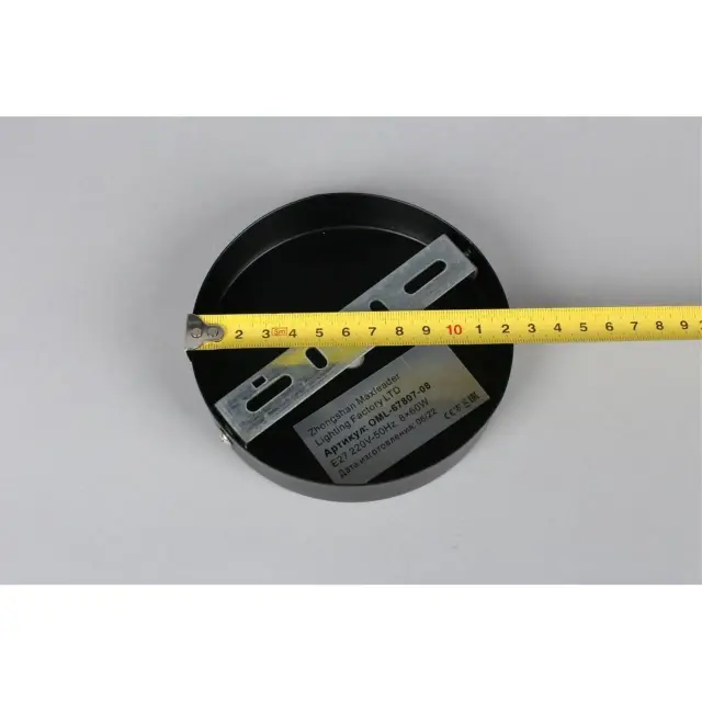 Люстра Omnilux OML-67807-08 PAVAROLO — черный, ракурс 9