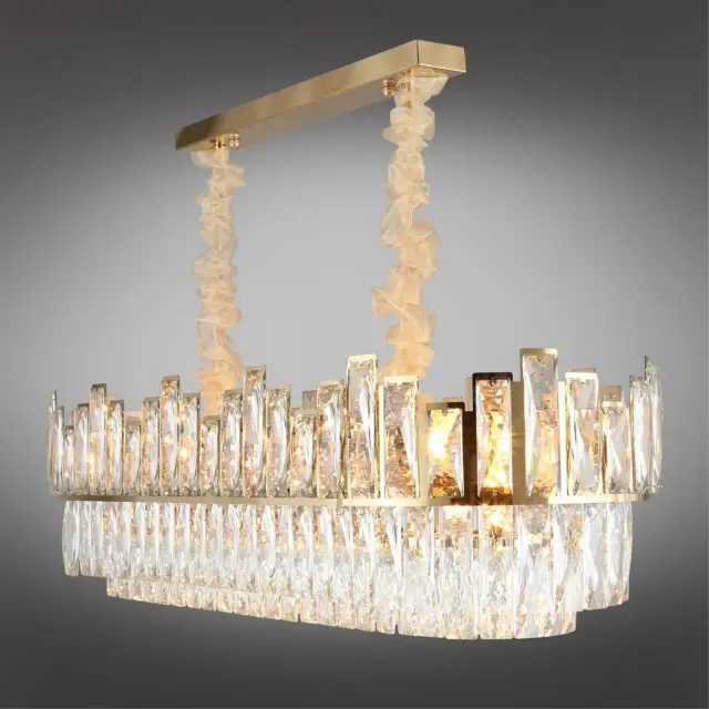 Люстра Omnilux OML-67903-11 VISTRORIO — золотой, ракурс 2