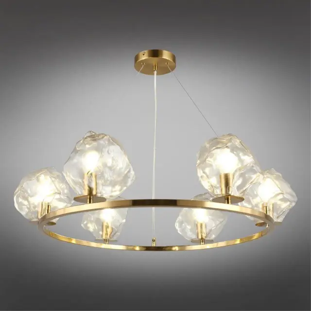 Люстра Omnilux OML-68003-06 BEGARD — бронза, ракурс 2