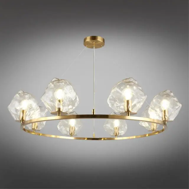 Люстра Omnilux OML-68003-08 BEGARD — бронза, ракурс 2