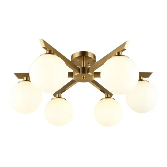 Люстра Omnilux OML-68307-06 PABU — бронза