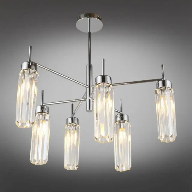 Люстра Omnilux OML-68507-06 PANVENAN — хром, ракурс 2