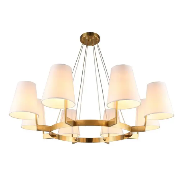 Люстра Omnilux OML-68603-08 CAMLEZ — бронза