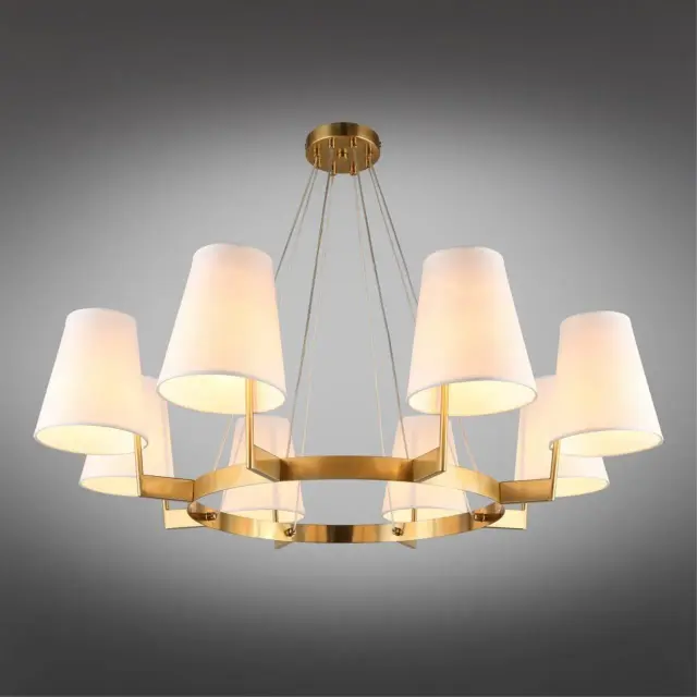 Люстра Omnilux OML-68603-08 CAMLEZ — бронза, ракурс 2
