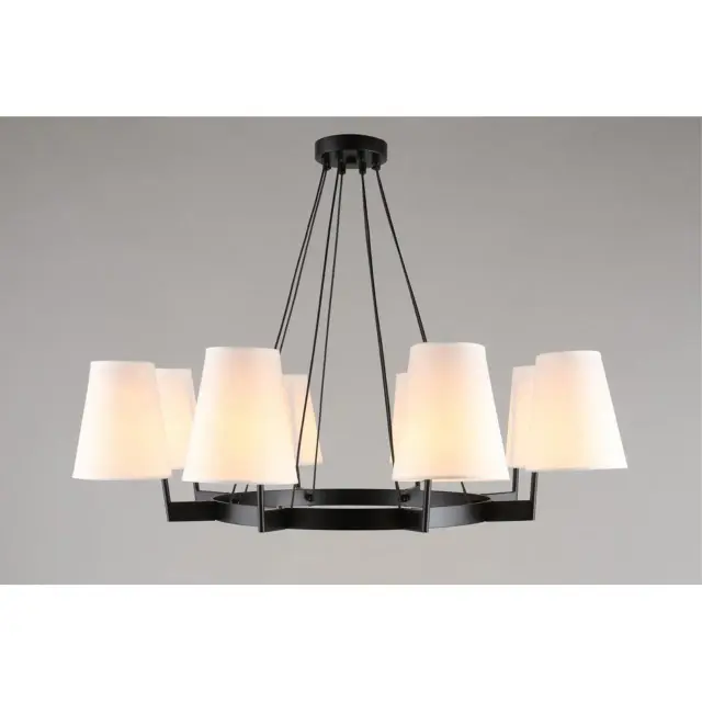 Люстра Omnilux OML-68613-08 CAMLEZ — черный, ракурс 4