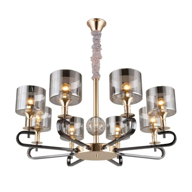 Люстра Omnilux OML-68703-08 AUSONIA — золотой