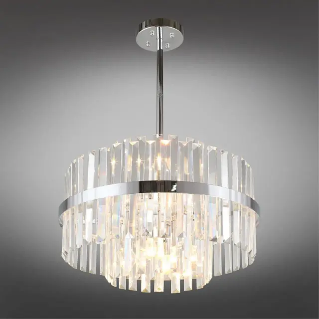 Люстра Omnilux OML-69007-06 SAVIANO — хром, ракурс 2