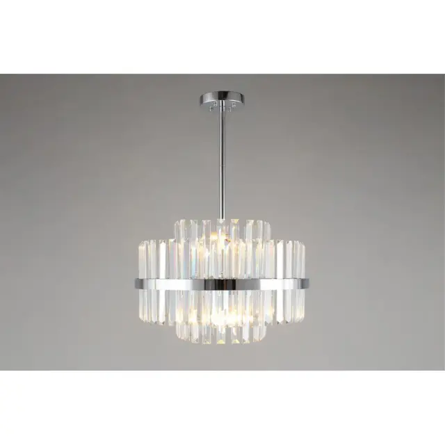 Люстра Omnilux OML-69007-06 SAVIANO — хром, ракурс 3