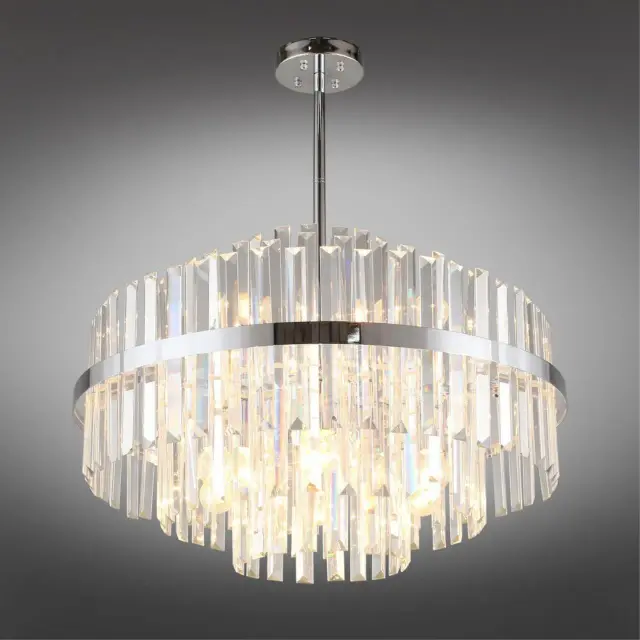 Люстра Omnilux OML-69007-09 SAVIANO — хром, ракурс 2